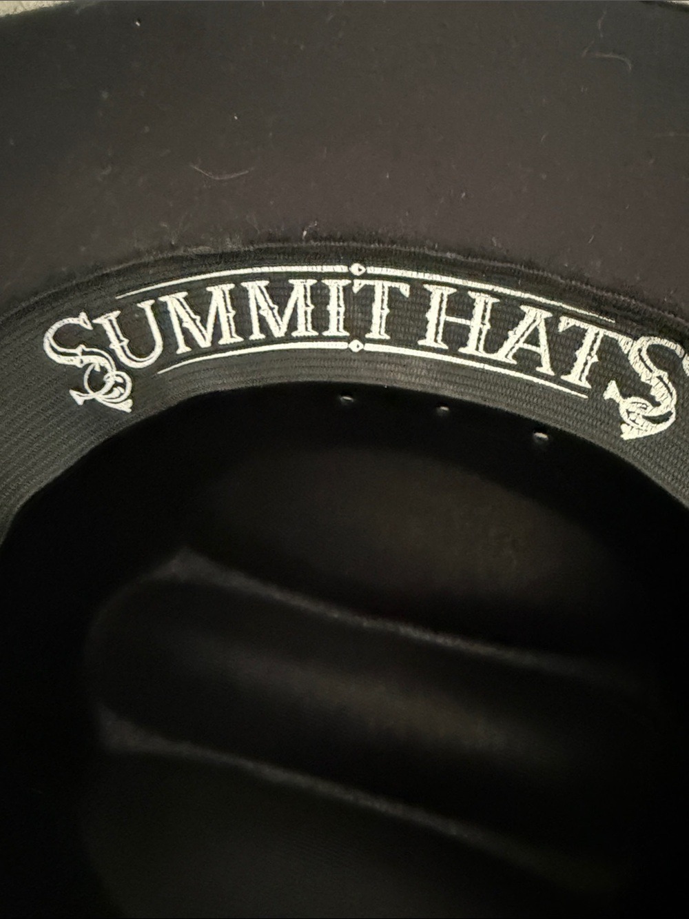 Summit Hats MX Black Wool Felt Cattleman Cowboy Vaquero Hat Small - Picture 3 of 7